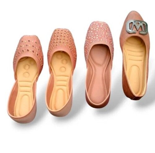 Synthetic Leather Woven Design Women Footwear Juttis