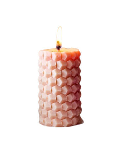 Table Top Eco-Friendly Round Shape Long Burn Time Wax Candle for Home Decoration