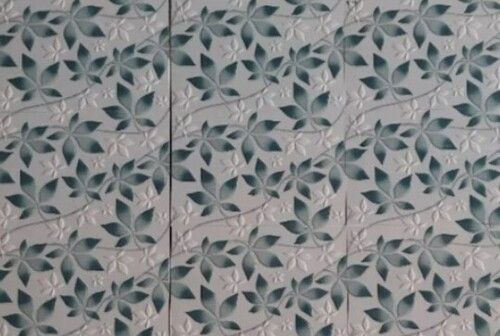 Rectangle Shape Printed Pattern Glossy Finish Creamic Tile