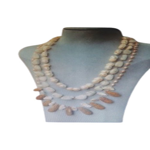 Golden natural pearl jewellery 