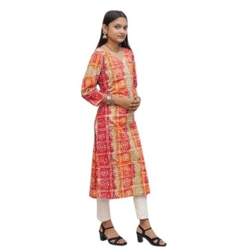 Printed cotton kurti