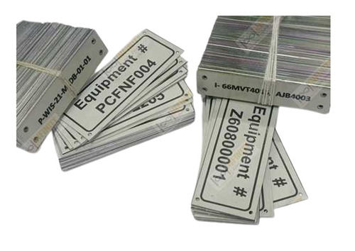 Rectangular Waterproof Single Sided Printed Labels for Packaging