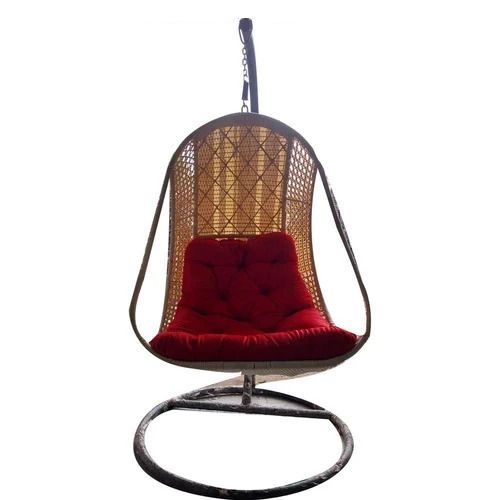 Swing Chair - Cotton Cushioned, 1 Seater, 150 Kg Load Capacity | Portable, Hanging Mounted, Durable Design, Easy To Clean, Modern Appearance