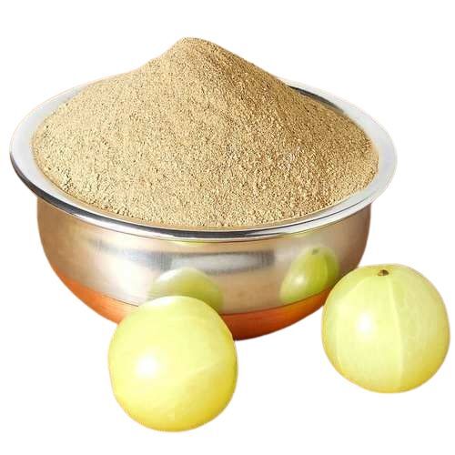 Natural Amla Powder - Common Cultivation Natural Color No Artificial Flavour | Human Consumption Herbal Ingredients