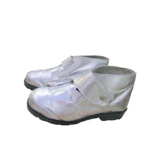 Silver Color Heat Resisant Asbestos Fire Safety Shoes