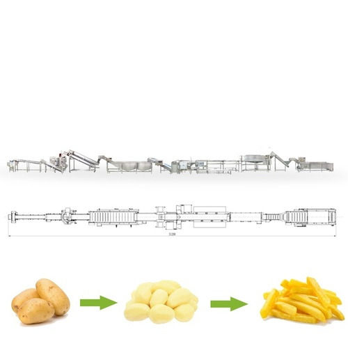 Double Head Potato Processing Production Line