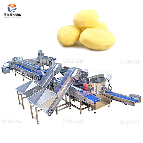 Sweet Potato Taro Cleaning And Peeling Production Line