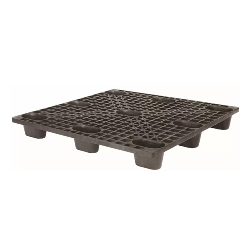 130Mm 4 Way Plastic Nestable Export Pallet Sip-M4-1208Ne - Color: Black