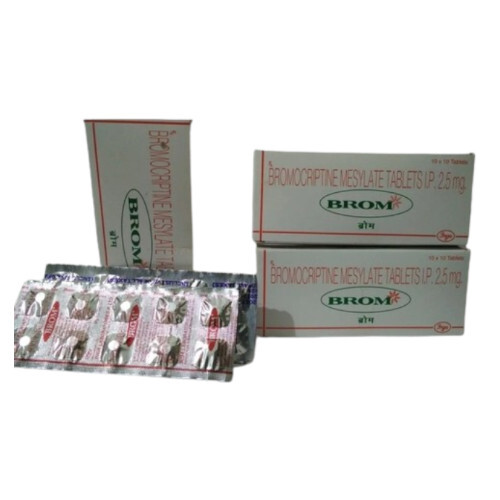 Brom Tablet (Bromocriptine) - Storage Instructions: Cool And Dry Place