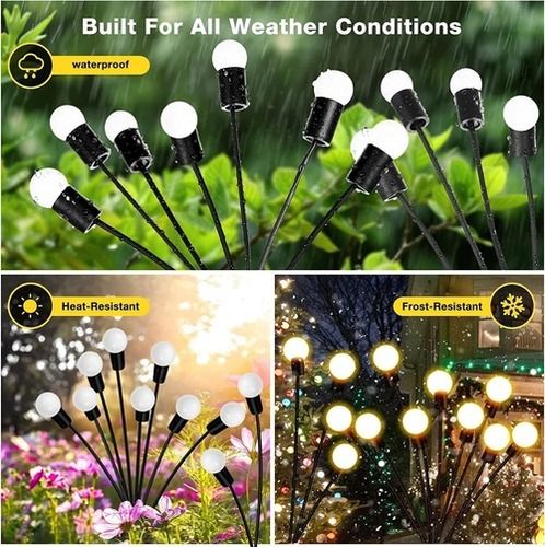 Decorative Fireflies 8 LED Solar Light