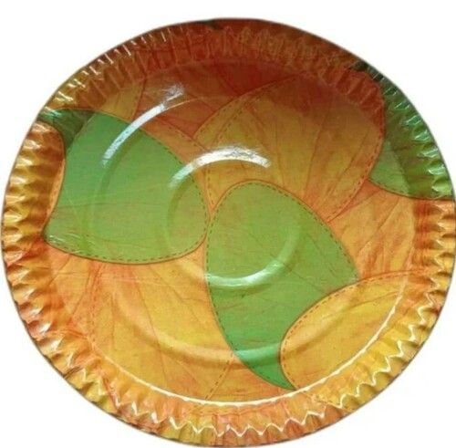 15 Inch Disposable Printed Paper Plate