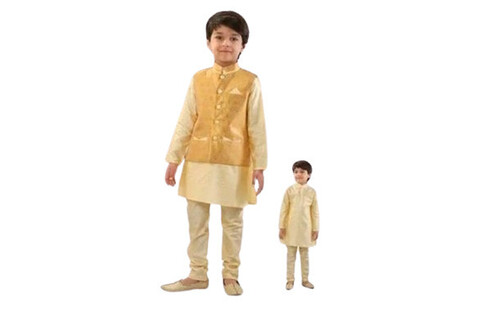 Appealing Look Kids Kurta Pajama With Jacket