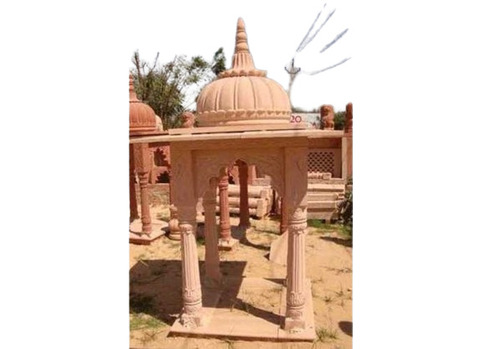 Eco Friendly Red Sandstone Temple