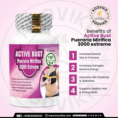 Active Bust Pueraria Mirifica 3000 Extreme By Brandz Venture