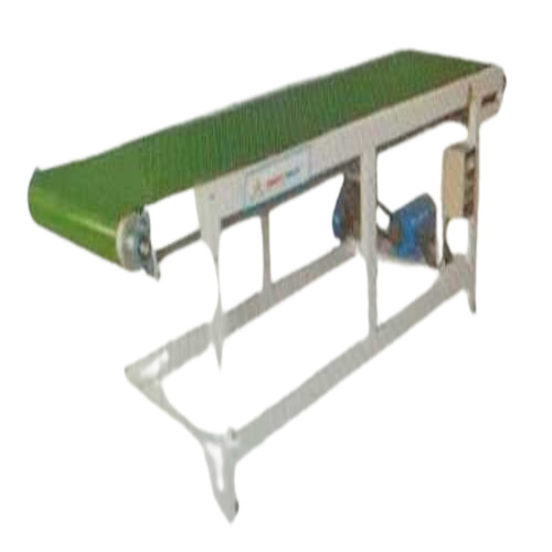 Green & White Industrial Belt Conveyors Systems