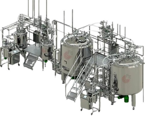 Cream Lotion Manufacturing Plant - Automatic Grade: Semi-Automatic