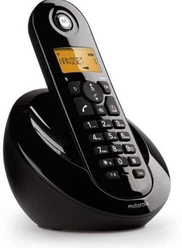 Black Color Plastic Material Digital Cordless Phone