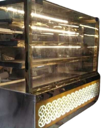 Durable Rectangular Glass Sweet Display Counter