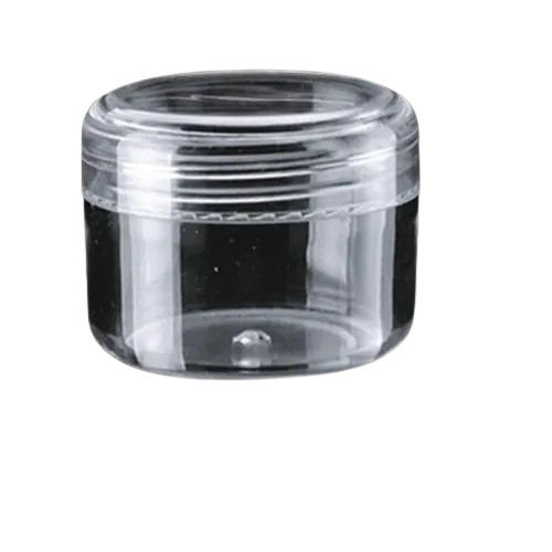 Leak Resistant Unbreakable Plain Round Transparent Plastic Jars