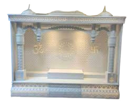 Free Stand Polished Finish Crack Resistant Marble Hindu Religious Temple