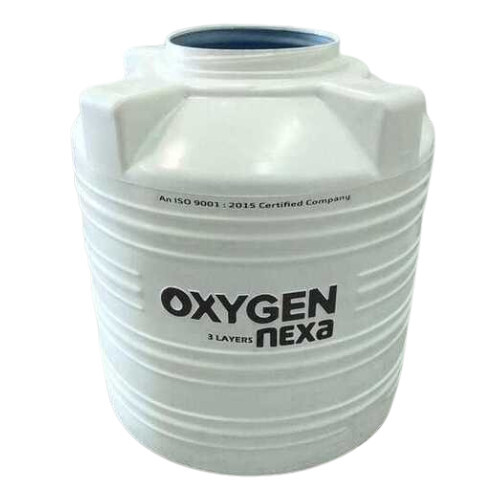 White Plastic Water Storage Tank - Size: 500 Ltr