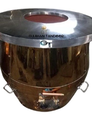 Copper Round Ss Top Brass Tandoor For Hotel