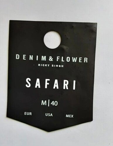 Light Weight Customized Printed Bag Label