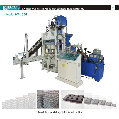 Concrete Brick Making Machine Ht-1025 - Capacity: 2500 Pcs/Hr