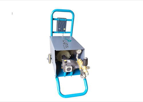 Electric Pressure Test Pump - Metal Build, 5 to 445 LPM Flow Rate, 50 to 1400 BAR Pressure, Blue Color - Advanced Hydrostatic Testing for Pipes, Valves, and Pressure Vessels