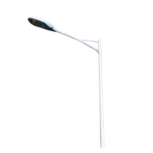 Single Arm 6 Meter Street Light Pole - Material: Mild Steel