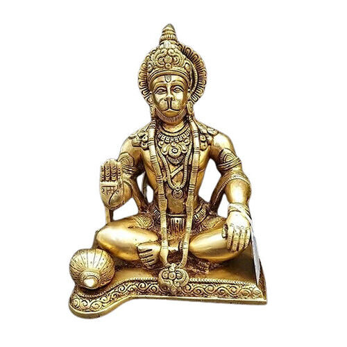 Easy To Clean Brass Hanuman Statue