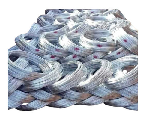 Galvanized Iron Wire - Standard Size, Polished Silver Finish | High Strength, Easy to Use, Corrosion and Rust Resistance