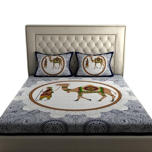Hand Block Printed Double Bed Sheets