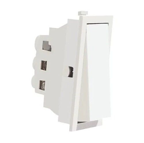 White Color Poly Carbonate Material Modular Switche