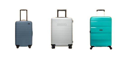 Travel Trolley Bags - New, Polished Plastic with Long Life Durability | Modern Design, Easy to Clean, Crack Proof