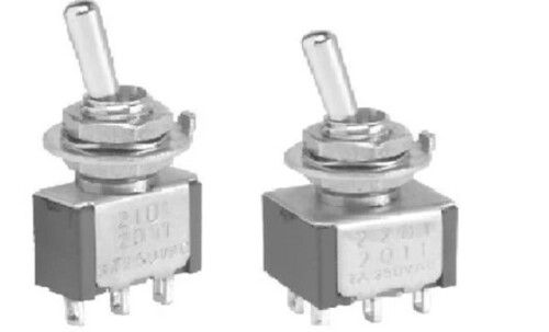 Silver Color Metal Toggle Switches For Industrial