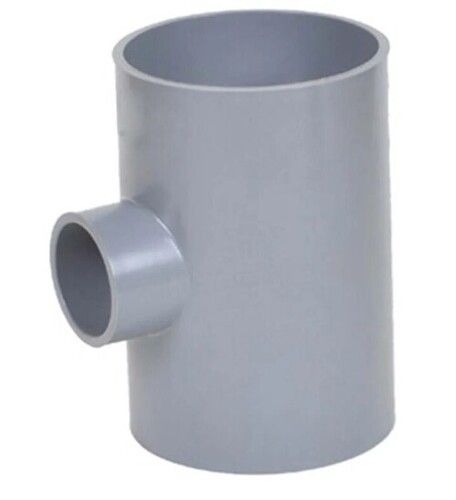 Grey Pvc Reducing Tee For Plumbing Pipe