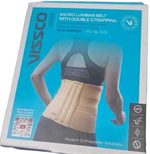 Sacro Lumbar Belt - Durable New Design with Double Strapping | Optimal Back Support and Enhanced Comfort