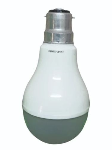 White Round Ceramic Led Bulb, 9 W