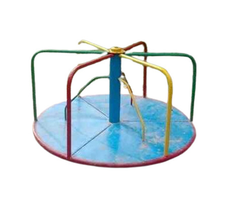 Floor Mounted Polished Finish Corrosion Resistant Metal Body Merry Go Rounds Swing For Playground