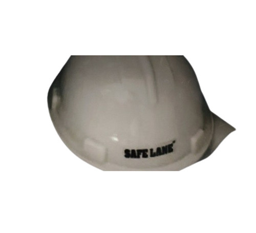 Safety Helmets - Plastic Material, Standard Size, White Color | Heavy-Duty, Water-Resistant, Breathable Open Face Design