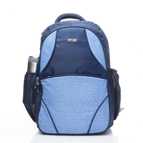 Flyit Polyester Fabric School Bag Blue