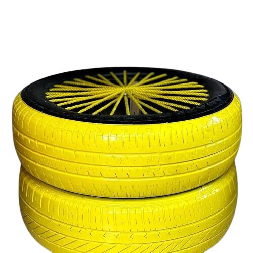 Yellow Color Cafe Tyre Chair