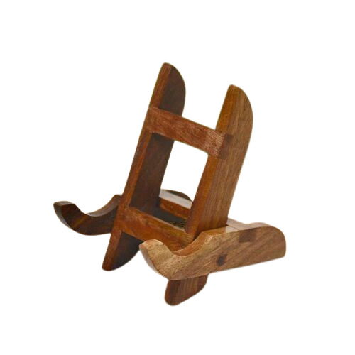 Wooden Mobile Stand - Premium Quality, Antique Style in Brown | Complete Finishing for Ceremony or Party Decoration, Various Shapes Available