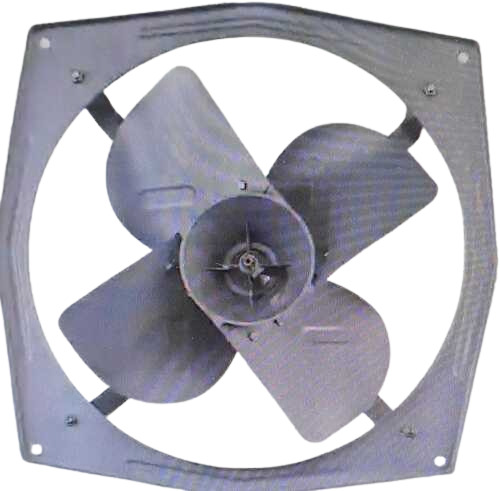 Exhaust Fan - Iron Material High Speed Mode Polished Grey Finish | Durable Design Wall Mounted Four Iron Blades