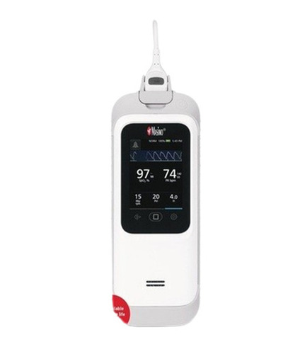 Masimo Rad G - 5 Parameter SpO2 Oximeter, LED Display, 100% Pulse Rate Accuracy, 98% Oximeter Accuracy, Battery Powered, Plastic Material, 12 Months Warranty