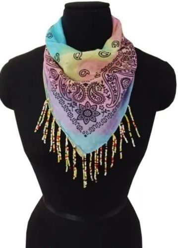 Multi Color Cotton Printed Ladies Scarve For Party Wear