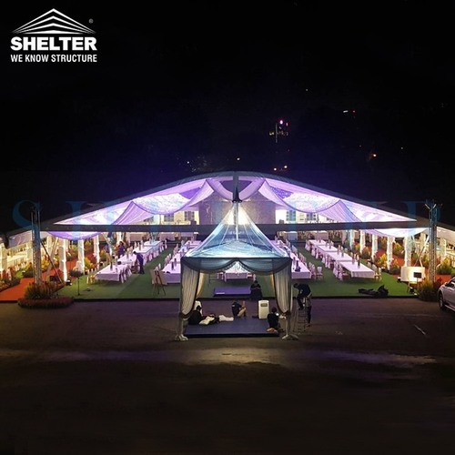 Large 1000 Guests Waterproof Tent House For Marriage at Best Price in