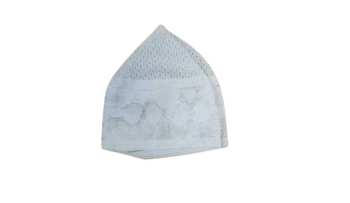 Skin Friendly White Namaz Cap