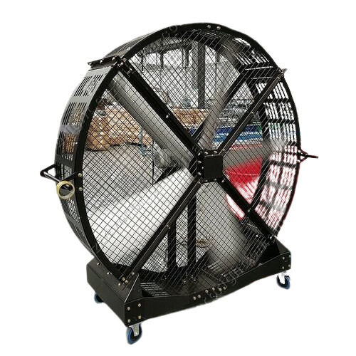 Black Color Commercial Fan Machine, Power Source Electricity